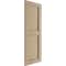 Ekena Millwork Rustic Two Equal Panel Flat Panel Knotty Pine Faux Wood Shutters (Per Pair), Primed Tan, 12"W x 80"H SHUFP12X80KPPR - alternate 10